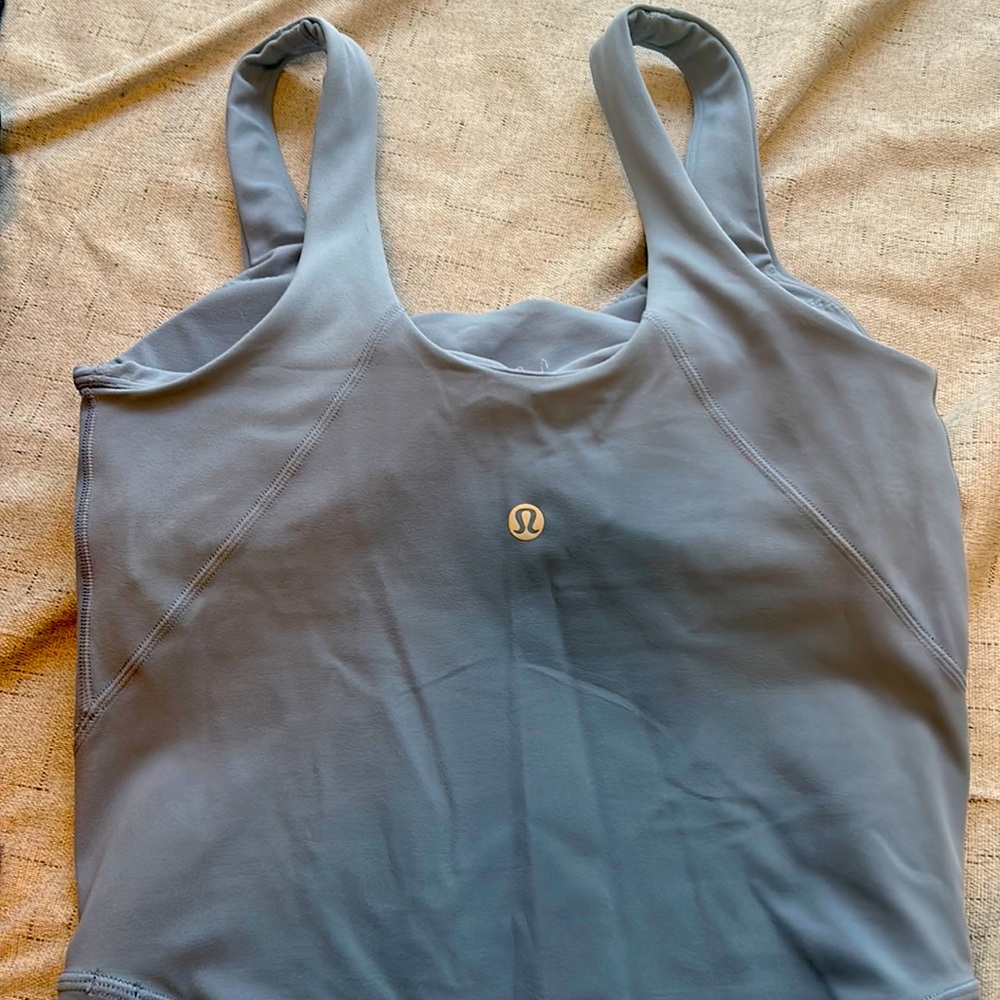 Lululemon Align Bodysuit in Chambray Size 6 (25 in inseam)